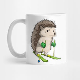 Hedgehog Skier Ski Winter sports Mug